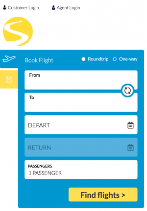 Sharp customer login screenshot 1